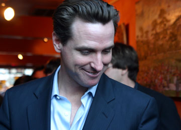 Gavin Newsom, photo by Derek Powazek